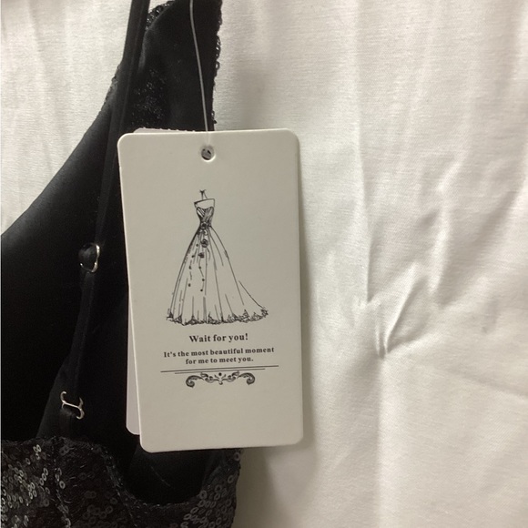 Spaghetti Strap Sequin Adjustable Cami Dress - Picture 4 of 5